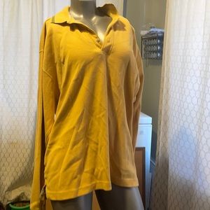 Columbia x large yellow women sweatshirt